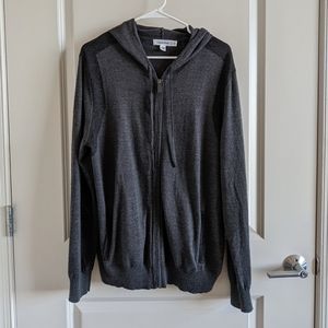 Calvin Klein Lightweight Hooded Zip-up Sweater